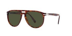 PERSOL PO3311S 24/31 Solbrille Brun med Grønn glass