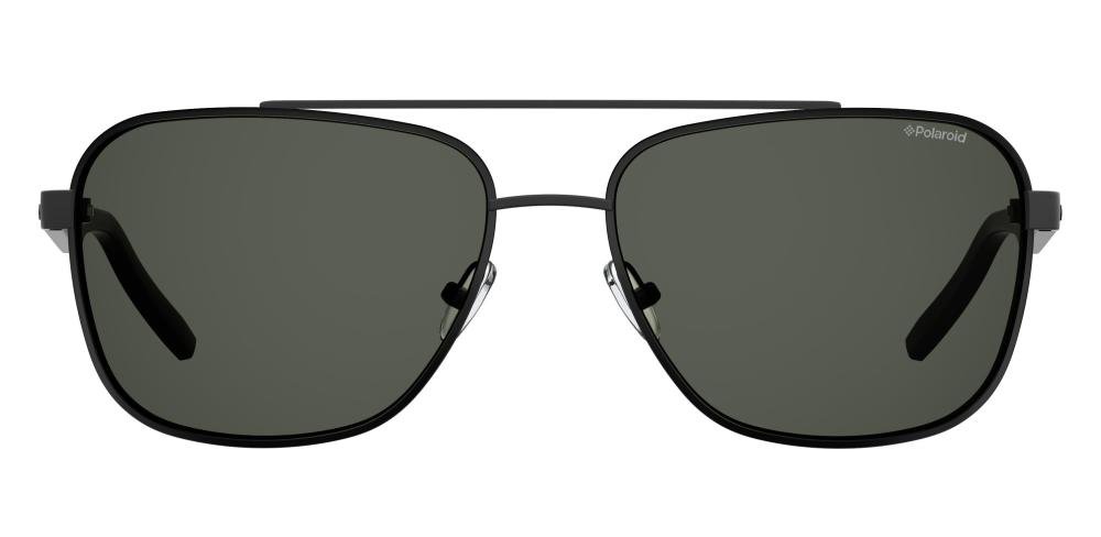 POLAROID PLD 2044/S 807 Solbrille Sort med Grå / Sort glass