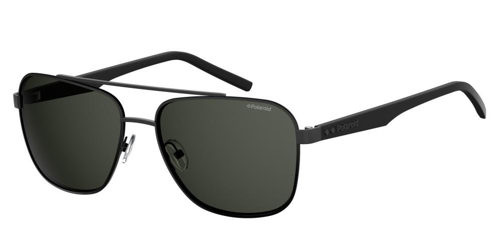 POLAROID PLD 2044/S 807 Solbrille Sort med Grå / Sort glass