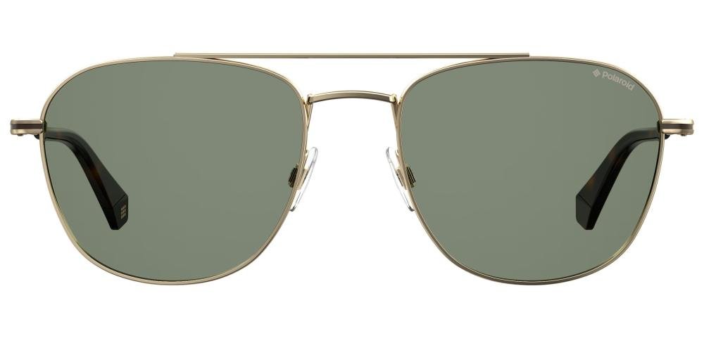 POLAROID PLD 2084/G/S J5G Solbrille Gull med Grønn glass