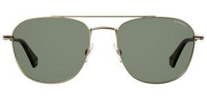 POLAROID PLD 2084/G/S J5G Solbrille Gull med Grønn glass