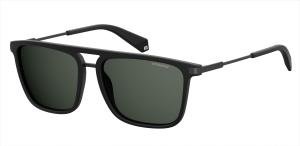 POLAROID PLD 2060/S 3 Solbrille Sort med Grønn glass