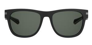 POLAROID PLD 2065/S 3 Solbrille Sort med Grønn glass