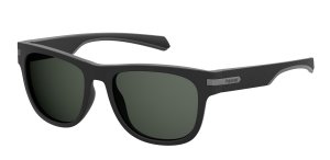 POLAROID PLD 2065/S 3 Solbrille Sort med Grønn glass