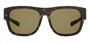POLAROID PLD 9010/S N9P Solbrille Brun med Brun glass