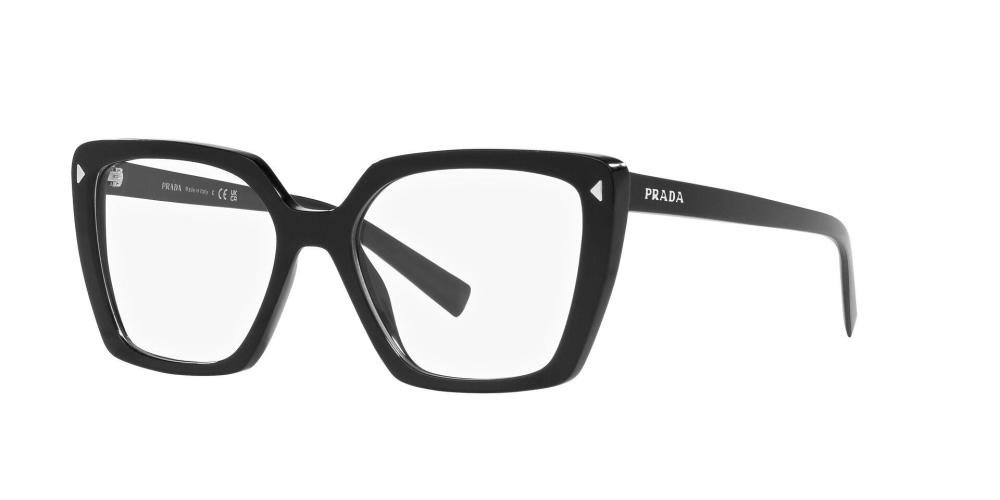 PRADA PR 16ZV 1AB1O1 Brille Sort