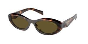 PRADA PR 26ZS 14L09Z Solbrille Brun med Brun glass