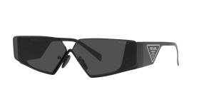 PRADA PR 58ZS 1AB06L Solbrille Sort med Grå / Sort glass