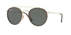 RAYBAN 0RB3647N 001 Solbrille Multi med Grønn glass