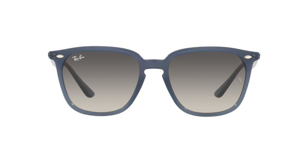 RAYBAN RB4362 623211 Solbrille Blå med Grå / Sort glass