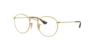 RAYBAN ROUND METAL 0RX3447V 2500 Brille Gull