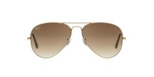 RAYBAN AVIATOR 0RB3025 001/51 Solbrille Gull med Brun glass