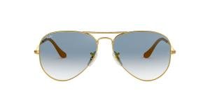 RAYBAN AVIATOR 0RB3025 001/3F Solbrille Gull med Annet glass