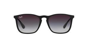 RAYBAN CHRIS 0RB4187 622/8G Solbrille Sort med Grå / Sort glass