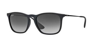 RAYBAN CHRIS 0RB4187 622/8G Solbrille Sort med Grå / Sort glass