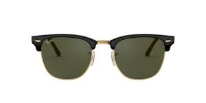 RAYBAN CLUBMASTER 0RB3016 W0365 Solbrille Multi med Grønn glass