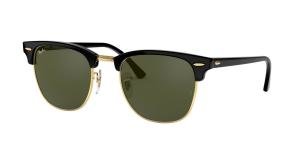 RAYBAN CLUBMASTER 0RB3016 W0365 Solbrille Multi med Grønn glass