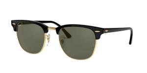 RAYBAN CLUBMASTER 0RB3016 901/58 Solbrille Multi med Grønn glass