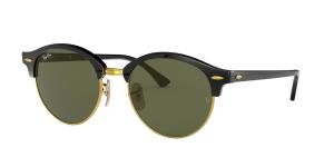 RAYBAN CLUBROUND 0RB4246 901 Solbrille Multi med Grønn glass