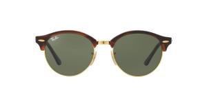 RAYBAN CLUBROUND 0RB4246 990 Solbrille Multi med Grønn glass