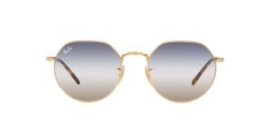 RAYBAN JACK 0RB3565 001/GD Solbrille Gull med Speil glass