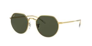 RAYBAN JACK 0RB3565 919631 Solbrille Gull med Grønn glass