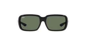 RAYBAN 0RJ9072S 100/71 Solbrille Sort med Grønn glass