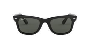 RAYBAN WAYFARER EASE 0RB2140 901/58 Solbrille Sort med Grønn glass