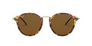 RAYBAN ROUND 0RB2447 1160 Solbrille Multi med Brun glass
