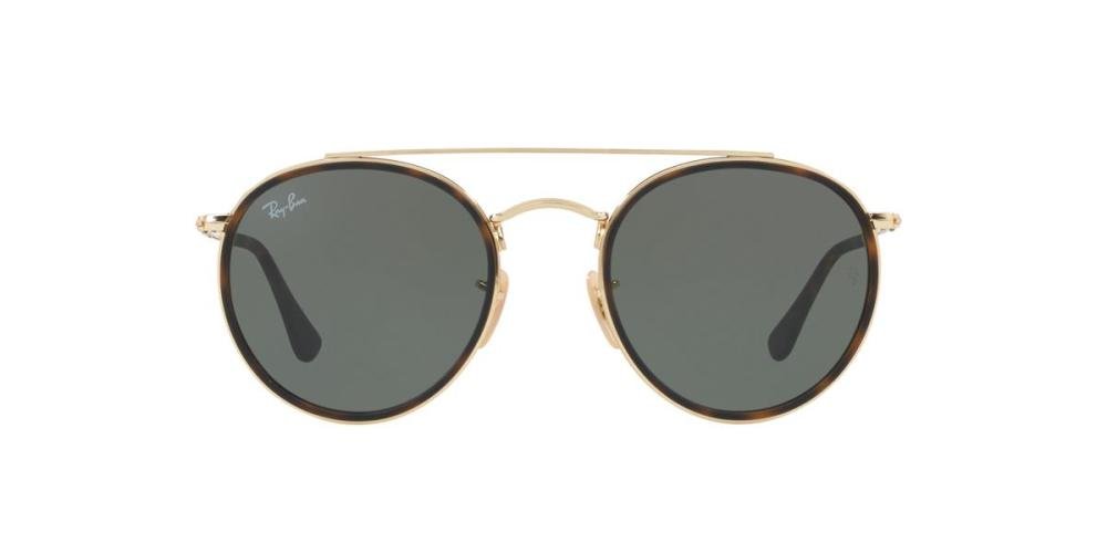 RAYBAN UNKNOWN 0RB3647N 001 Solbrille Multi med Grønn glass