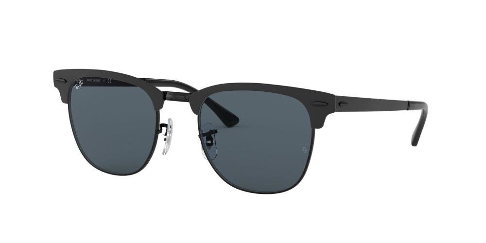 RAYBAN CLUBMASTER METAL 0RB3716 186/R5 Solbrille Sort med Annet glass