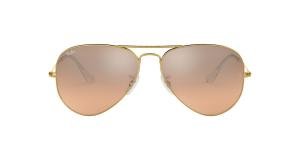 RAYBAN RB3025 001/3E5814 Solbrille Gull med Speil glass