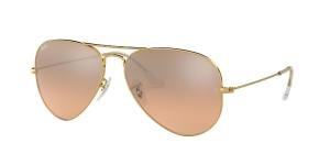 RAYBAN RB3025 001/3E5814 Solbrille Gull med Speil glass