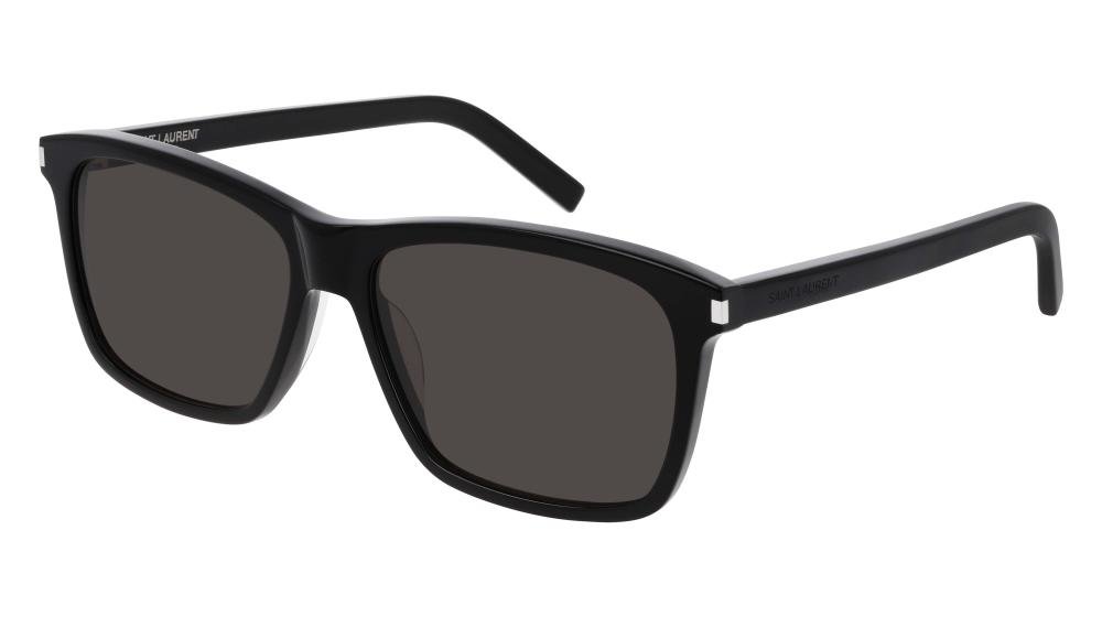 SAINT LAURENT SL 339 001 Solbrille Sort med Grå / Sort glass