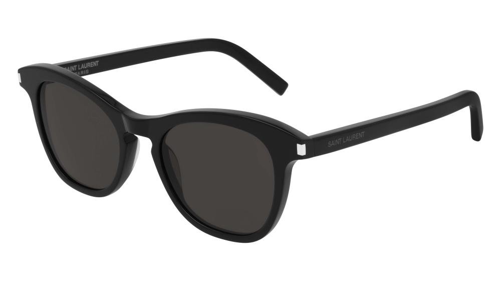 Saint Laurent SL 356 Solbrille Sort med Grå / Sort glass