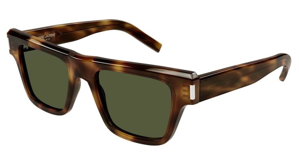 Saint Laurent SL 469 Solbrille Multi med Grønn glass