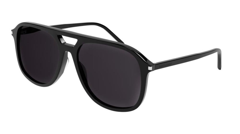 Saint Laurent SL 476 Solbrille Sort med Grå / Sort glass