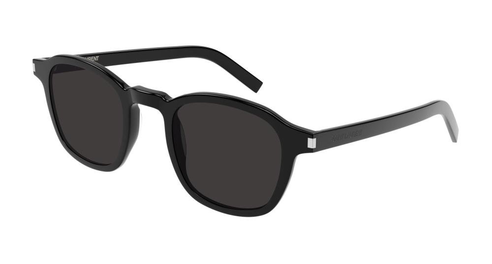 Saint Laurent SL 549 SLIM Solbrille Sort med Grå / Sort glass