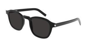 Saint Laurent SL 549 SLIM Solbrille Sort med Grå / Sort glass