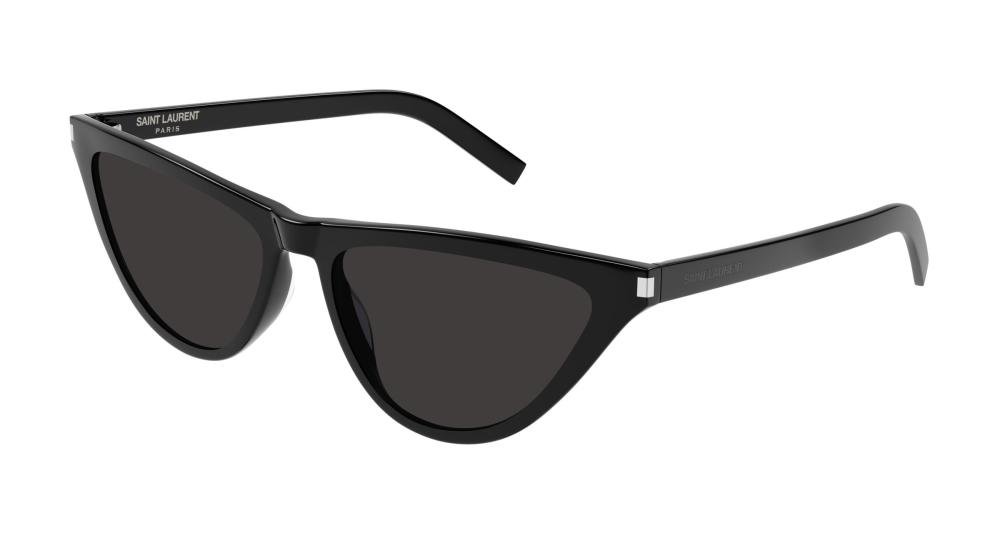 Saint Laurent SL 550 SLIM Solbrille Sort med Grå / Sort glass