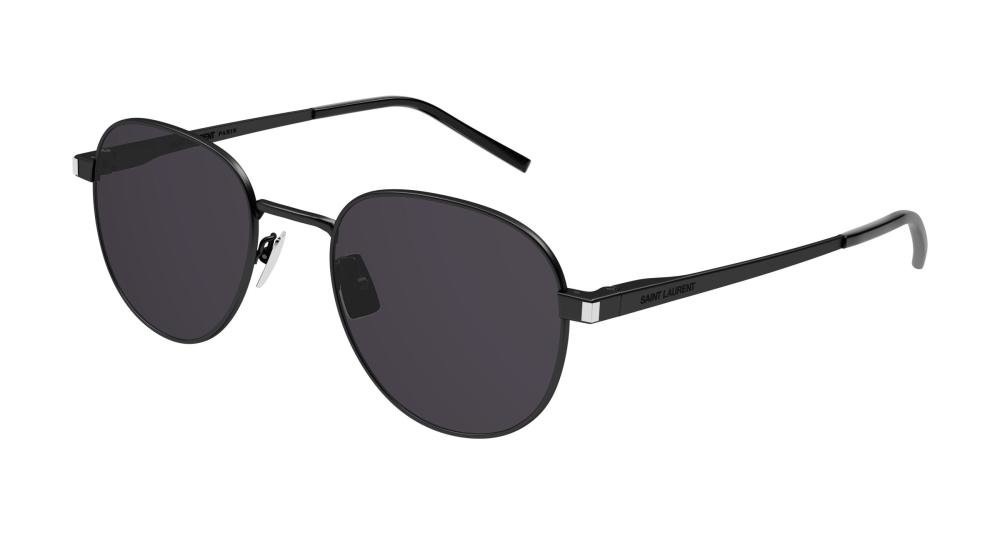 Saint Laurent SL 555 Solbrille Sort med Grå / Sort glass