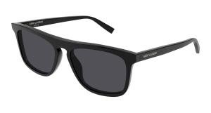 Saint Laurent SL 586 Solbrille Sort med Grå / Sort glass