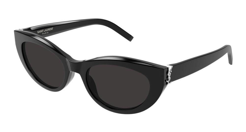 Saint Laurent SL M115 Solbrille Sort med Grå / Sort glass