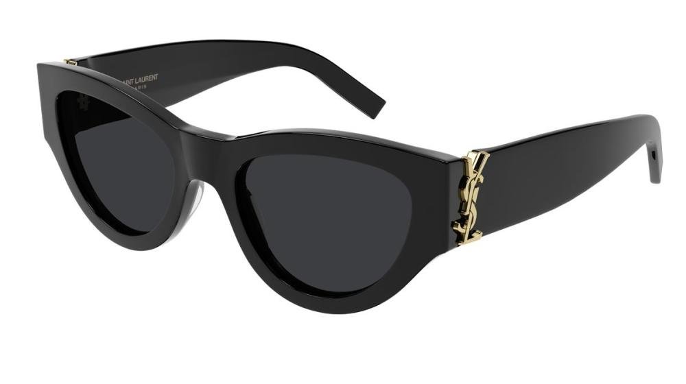 Saint Laurent SL M94 Solbrille Sort med Grå / Sort glass