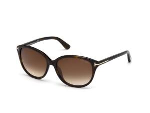 TOM FORD FT0329 52F Solbrille Brun med Brun glass