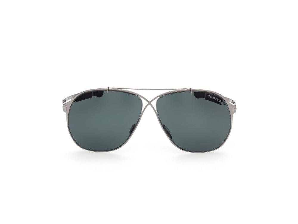 TOM FORD FT0829 14V Solbrille Grå med Grå / Sort glass