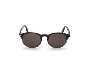 TOM FORD FT0834 56A Solbrille Sort med Grå / Sort glass