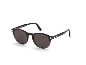 TOM FORD FT0834 56A Solbrille Sort med Grå / Sort glass
