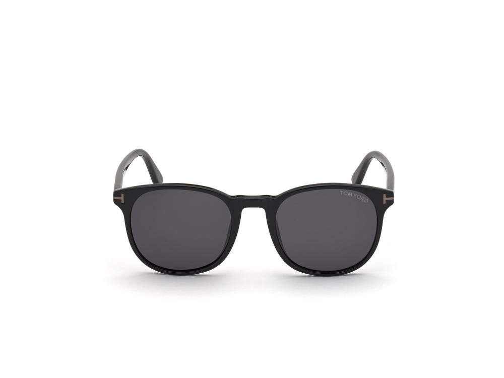 TOM FORD FT0858-N 01A Solbrille Sort med Grå / Sort glass