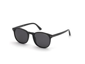 TOM FORD FT0858-N 01A Solbrille Sort med Grå / Sort glass